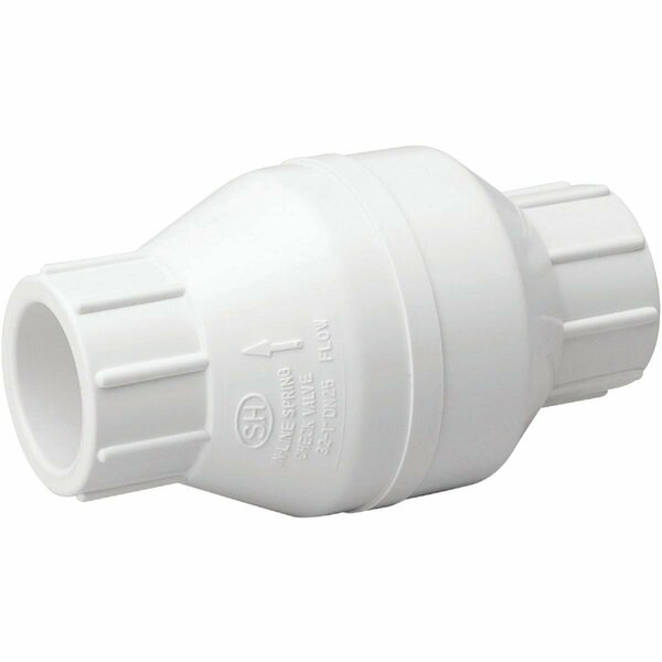 Proline 1 In. PVC Schedule 40 Solvent Check Valve 101-605